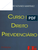 Curso de Direito Previdenciário - Tomo I, II, III e IV - Wladimir Novaes Martinez - 2013