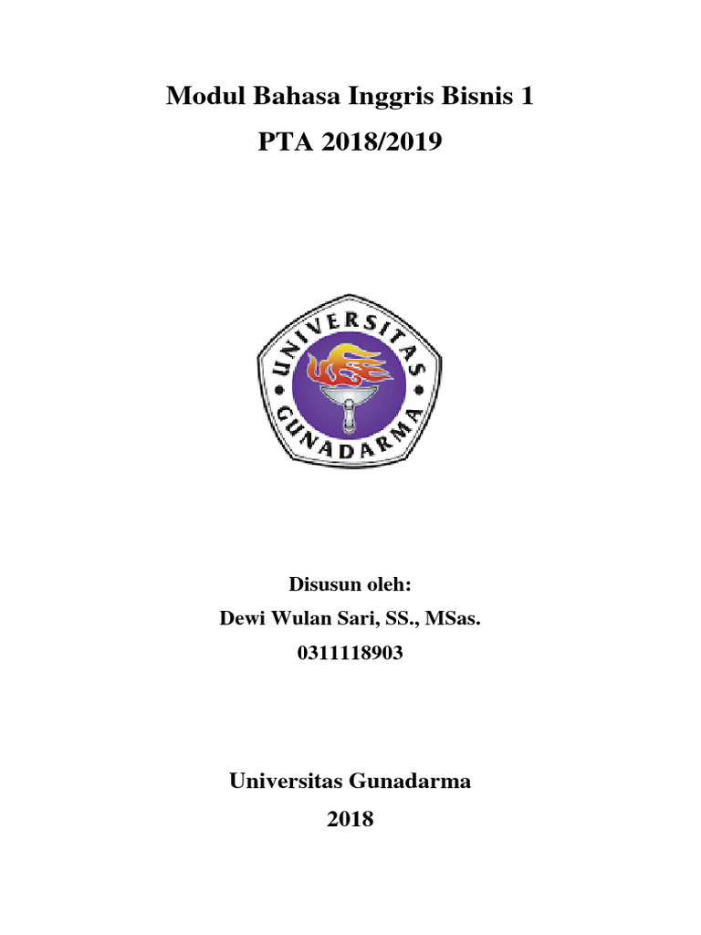 Pembelajaran Bahasa Inggris untuk Mahasiswa Ekonomi dan Bisnis
