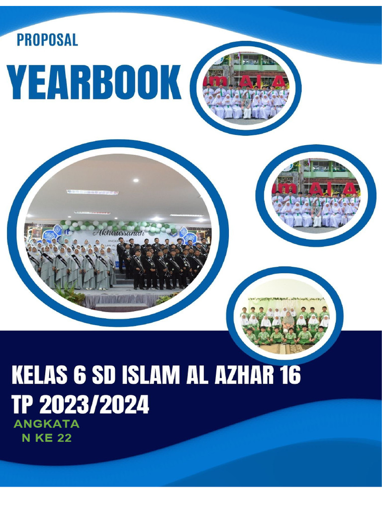 Proposal Yearbook Kelas VI SD Al Azhar | PDF