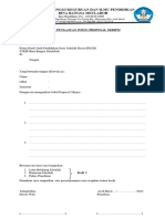Form Pengajuan Judul Skripsi Prodi PGSD