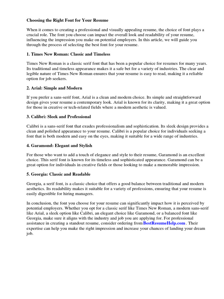 What Font Should You Use For A - 1710267214