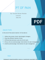 Concept of Pain
