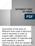 Different Types of Forms
