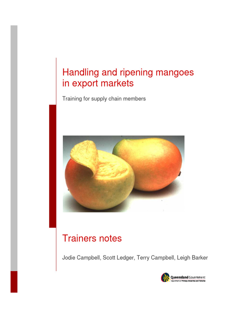 Mango Handling and Ripening Guide | PDF | Mango