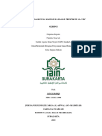 Sapta Sila Pagar Nusa Kartasura Dalam Prespektif Al - Urf: Skripsi