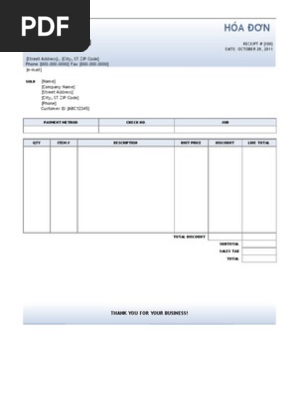 Sales Receipt