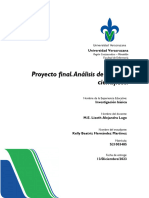 Proyecto Final. Análisis de Estudios Científicos.: Universidad Veracruzana