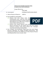 Contoh Pengisian SURAT PERNYATAAN MANDIRI Baru KOSONG