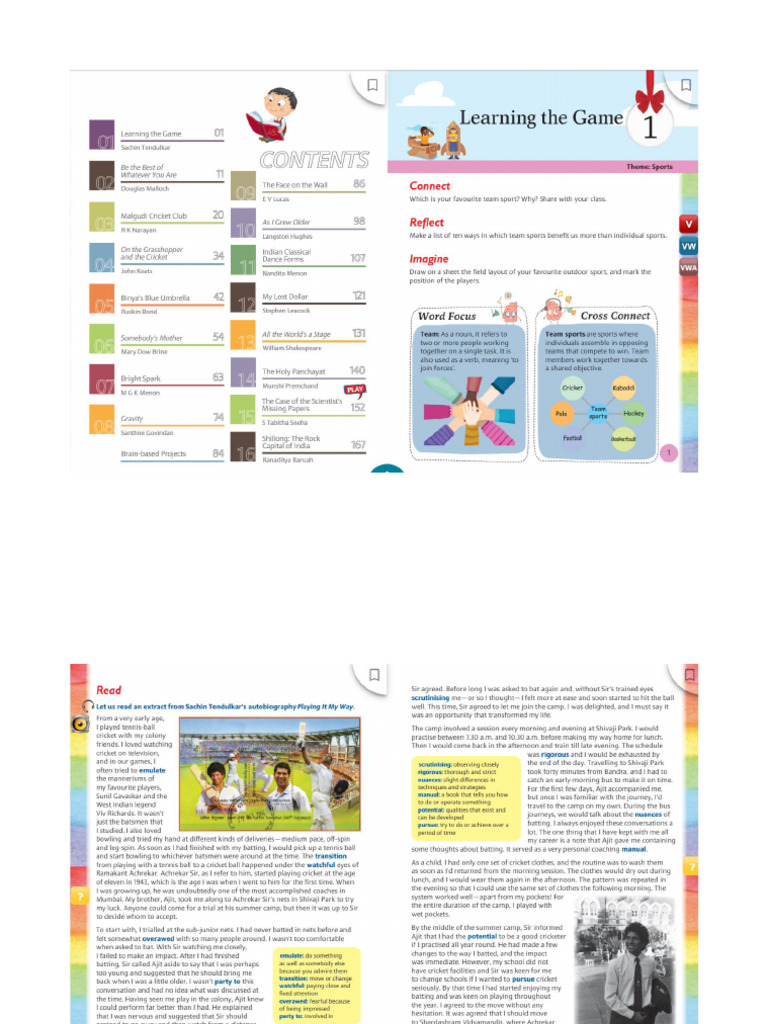 Grade 7 - Lesson - Learning The Game | PDF