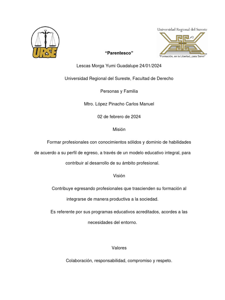 Parentesco pdf parentesco familia