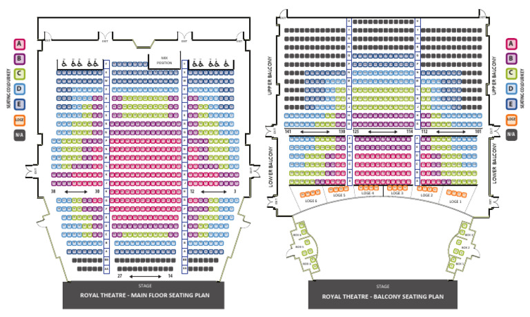 Royal Theatre Seatmap | PDF | Chess