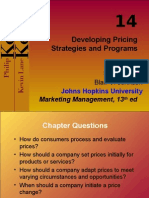14 Pricing Kotler MM 13e Chapter 14-2009