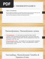 CH 12. Thermodynamics