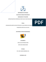 Comunicación Asertiva para Fortalecer La Salud Mental de Familias Monoparentale