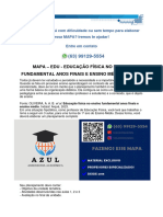 MAPA - BEDU - EDUCAÇÃO FÍSICA NO ENSINO FUNDAMENTAL ANOS FINAIS E ENSINO MÉDIO - 51/2024