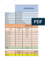 Daily Report ROB Kapal Tug Boat