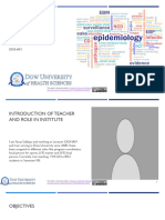 Introduction To Epidemology