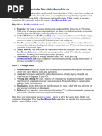 Curriculum Vitae References Sample