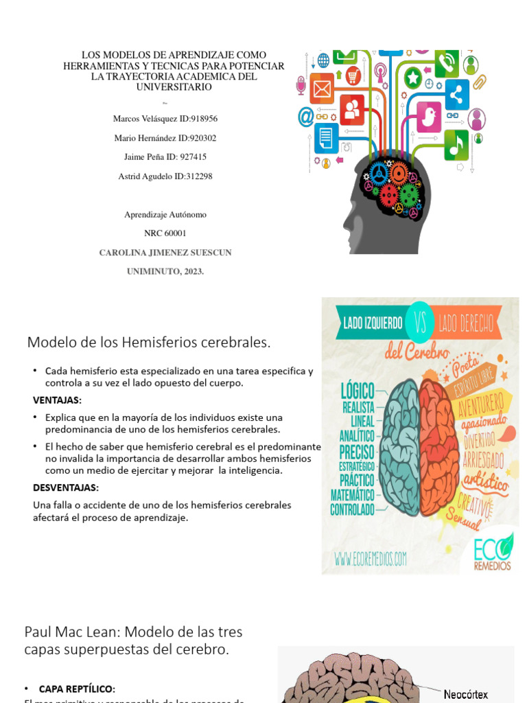 Los Modelos de Aprendizaje Como Herramientas y Tecnicas 1 | PDF ...