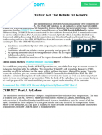 CSIR NET Paper A Syllabus - Get The Details For General Aptitude Syllabus