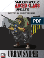 Department 7 - Advanced Class - Urban Sniper