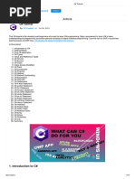 C# Tutorial