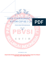 Peraturan Pertandingan Volly Pbvsi Kutim Cup 3 Open 2023 PDF