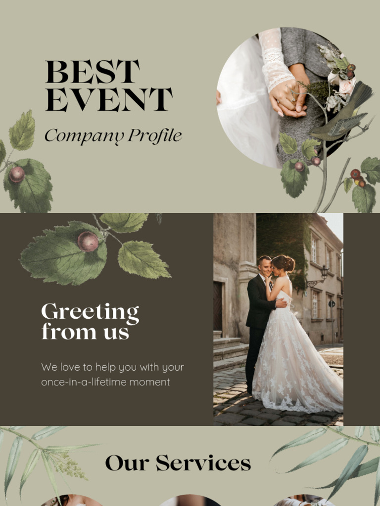 Wedding Company Profile Overview | PDF