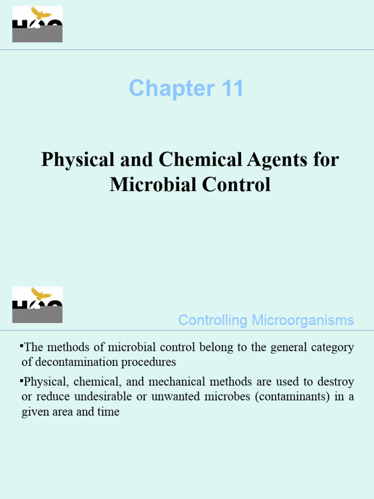 Microbial Control Methods Overview | PDF | Disinfectant | Antimicrobial