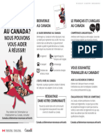 Helping Newcomers Succeed in Canada Brochure Fra