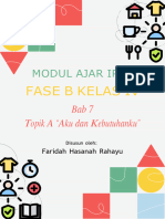 Modul Ajar Ilmu Pengetahuan Alam Dan Sosial (IPAS) - Modul Ajar IPAS Topik A - Aku Dan Kebutuhanku - Fase B