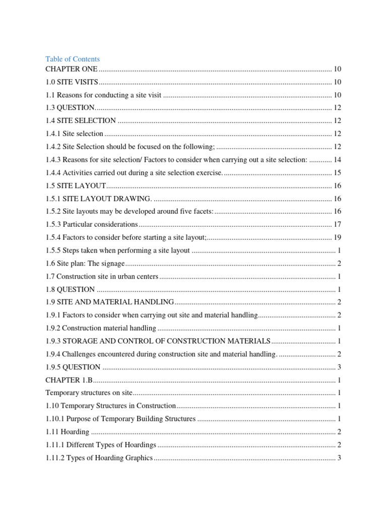 Construction Technology Notes | PDF | Masonry | Door