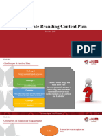 Corporate Branding Content Calendar