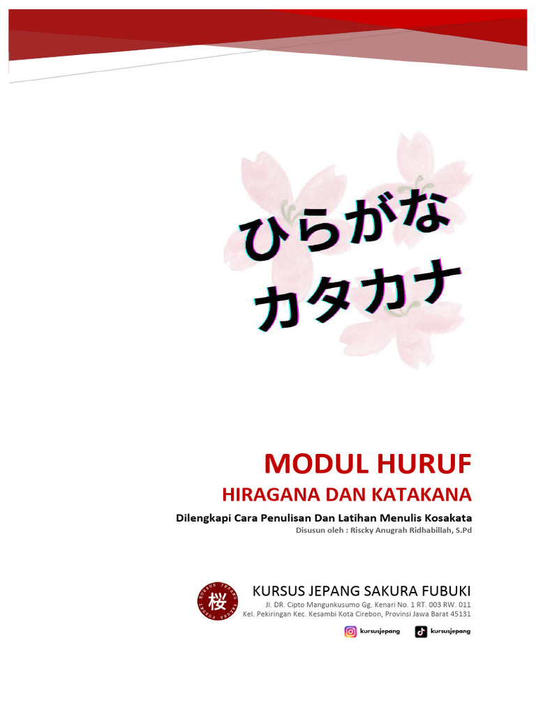 Latihan Menulis Hiragana Dan Katakana Pdf