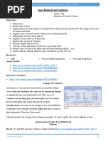 Ions and Radicals Lesson Plan