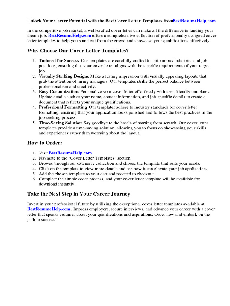 Cover Letter Template Graduate PDF Postgraduate Education Résumé