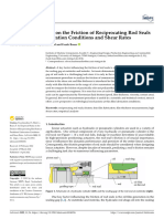 An Empirical Study On The Friction of Reciprocating Rod Seals at Predefined Lubrication Conditions and Shear Rates Feuchtmüller Hörl Bauer