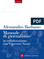 Manuale Di Giornalismo (Alessandro Barbano, Vincenzo Sassu)