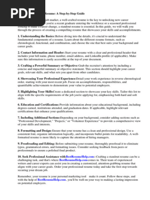 How to Make Resume in Word Video