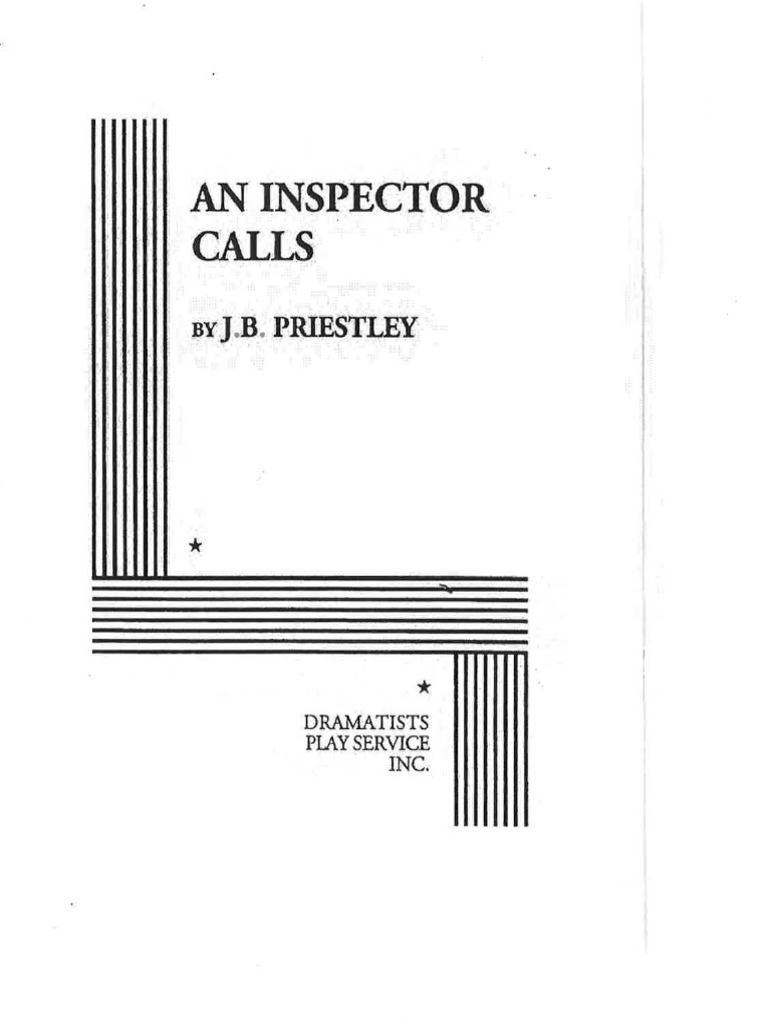 An Inspector Calls and Workbook | PDF