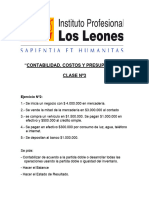 CLASE #3 DE CONTABILIDAD, COSTOS Y PRESUPUESTO Secc. 61