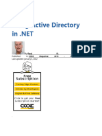 Using Active Directory in