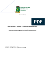 Lucru Individual La Disciplina: "Organizarea Profesiilor Juridice"