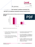 DANE - Pobreza Monetaria 2022