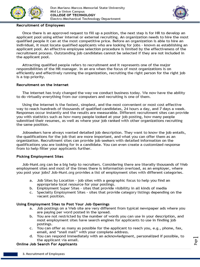 Employee Recruitment Strategies Guide | PDF | Recruitment | Résumé