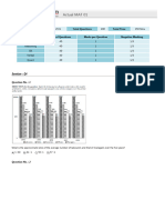 Actual MAT 01: Section: DI