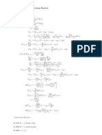 Updated Exam 01 Equations