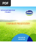 Corporate Presentation: Vietnam Dairy Products JSC ("VINAMILK")