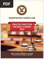 Revised Small Claims Court Practice Direction 2023