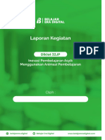 Laporan Kegiatan Diklat 32 JP - Inovasi Pembelajaran Asyik Menggunakan Animasi Pembelajaran